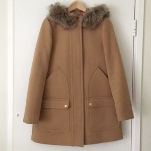 J. Crew Camel Parka